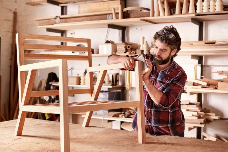Multiple Wood Chair Assembly Images 3